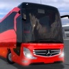 リアルバスドライバ 3D。現実的なコーチや車の交通シミュレーションと都市シミュレータ