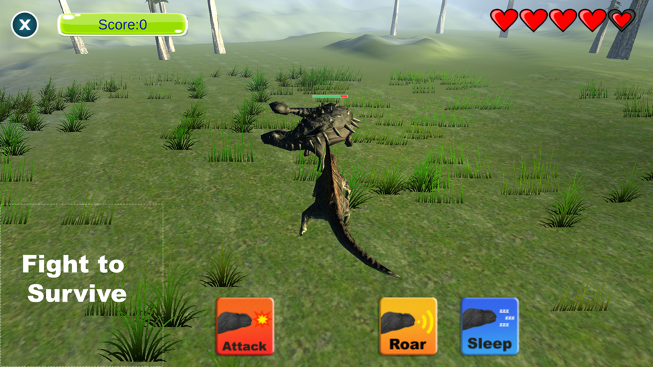 #3. Dinosaur Sim (iOS) By: 1788918 Alberta Ltd