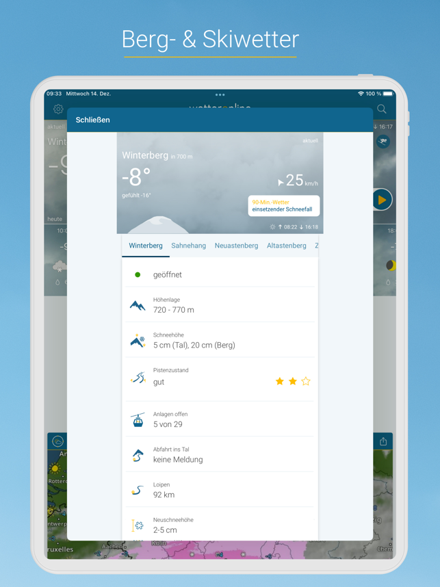 ‎WetterOnline mit RegenRadar Screenshot
