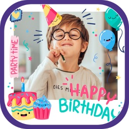 Birthday Cake E-Frames & Photo