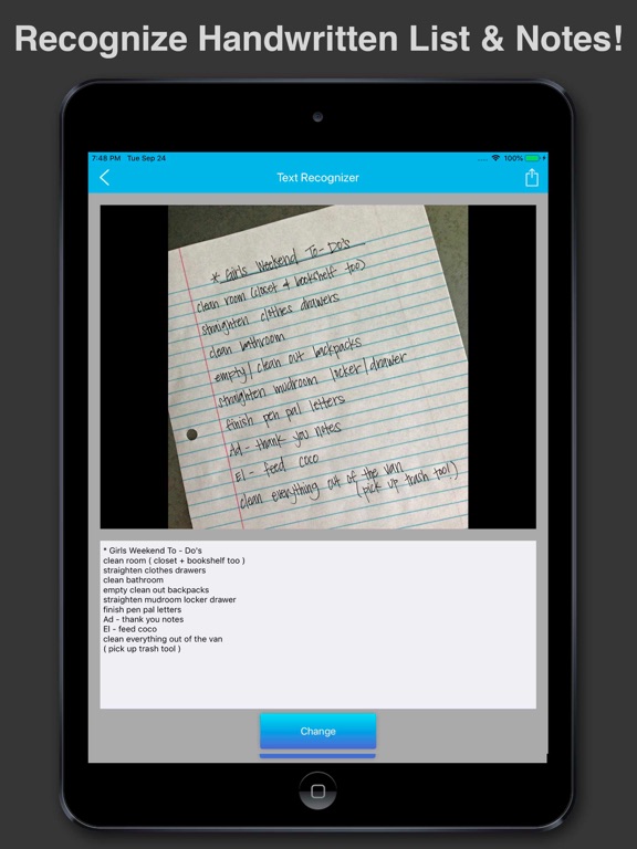 Screenshot #4 pour Best Handwritten Notes Reader