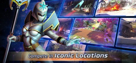 Power Rangers: Legacy Wars - Compete in visually distinct locations, from a serene garden to a war-torn urban environment, enhancing the immersive fighting experience.