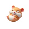 Sleeping Hamster Stickers icon