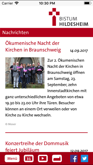 Screenshot #1 pour Bistum Hildesheim