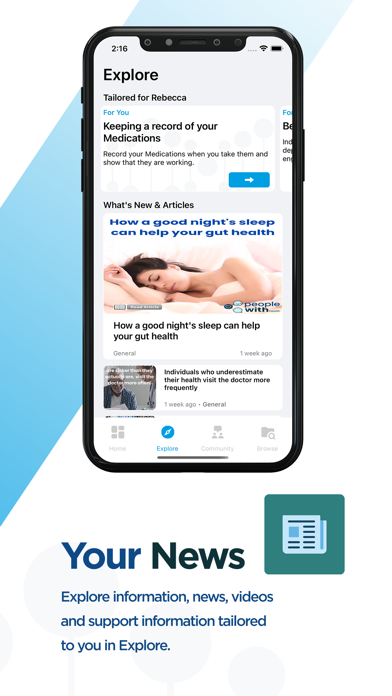 PeopleWith - Symptoms & Health Screenshot