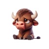 Sad Bison Stickers App Icon