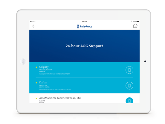 Rolls-Royce FIRST Network iPad screenshot 4 - Reference app