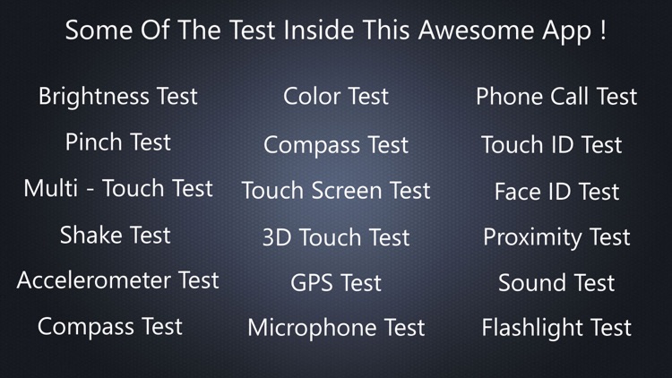 Check My Device : 40+ Tests