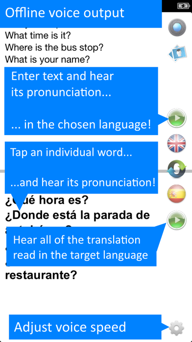 Offline Translator: Spanish HD Screenshot