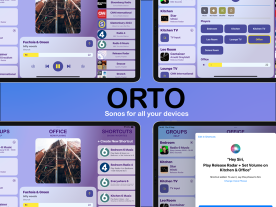 Orto - For Sonos iPad app afbeelding 1