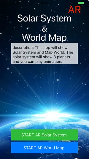 AR Solar System & World Map screenshot 1