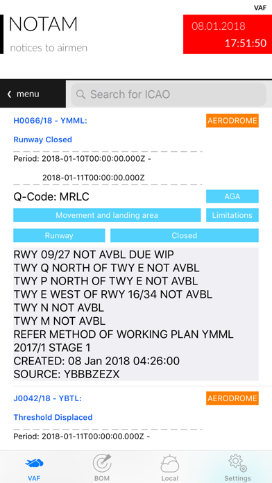 Visual Aircraft Forecasts Screenshot