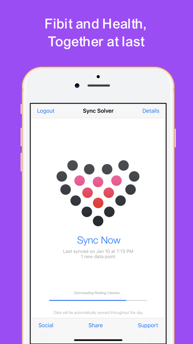 Sync Solver - Fitbit ... screenshot1