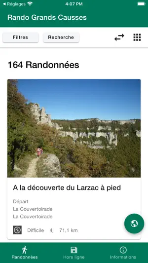 Rando Grands Causses screenshot 1