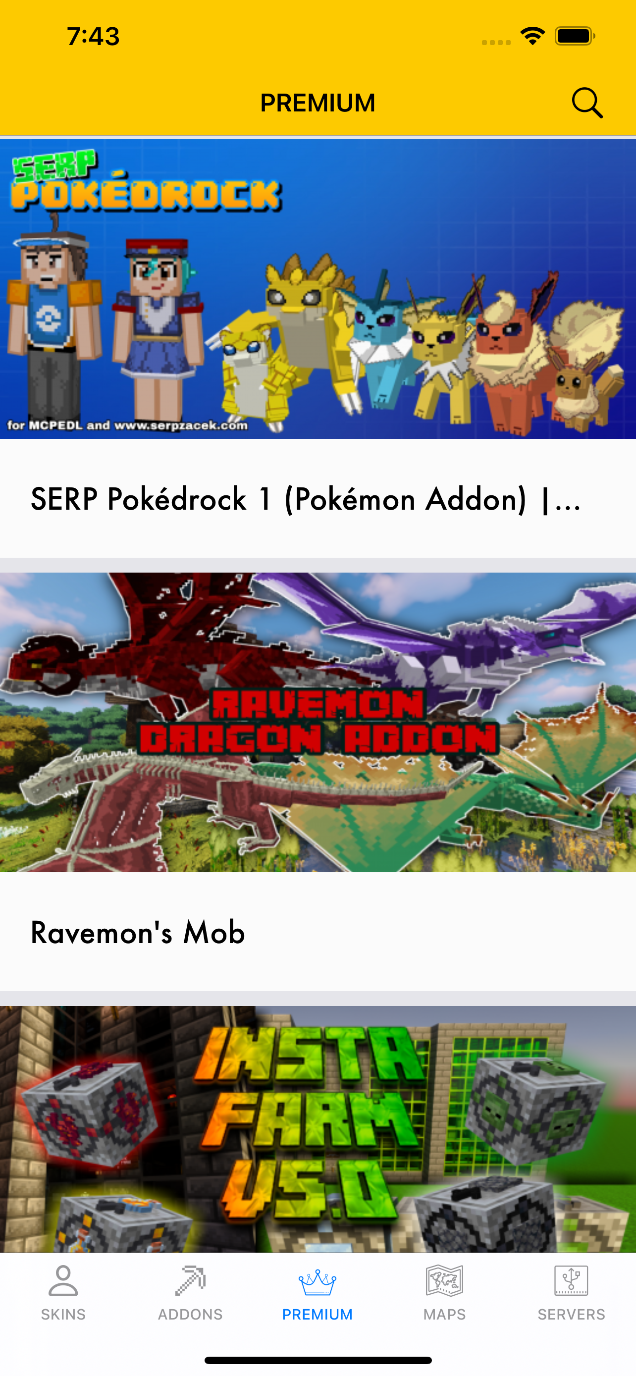 MCPE Addons for Minecraft .