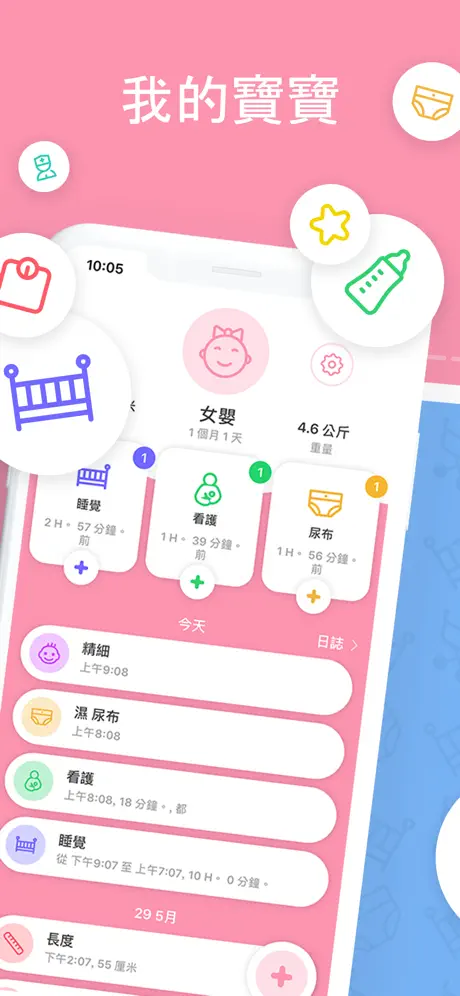 我的寶寶：寶寶生活記錄、寶寶成長記錄