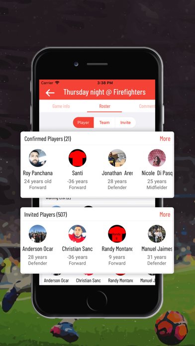 Futnet iPhone screenshot 5 - Sports app