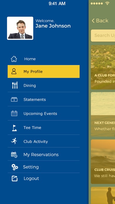 Saugatuck Harbor Yacht Club. Screenshot