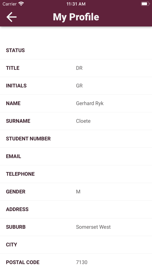 #5. Placement Plus (iOS) 由: Stellenbosch University