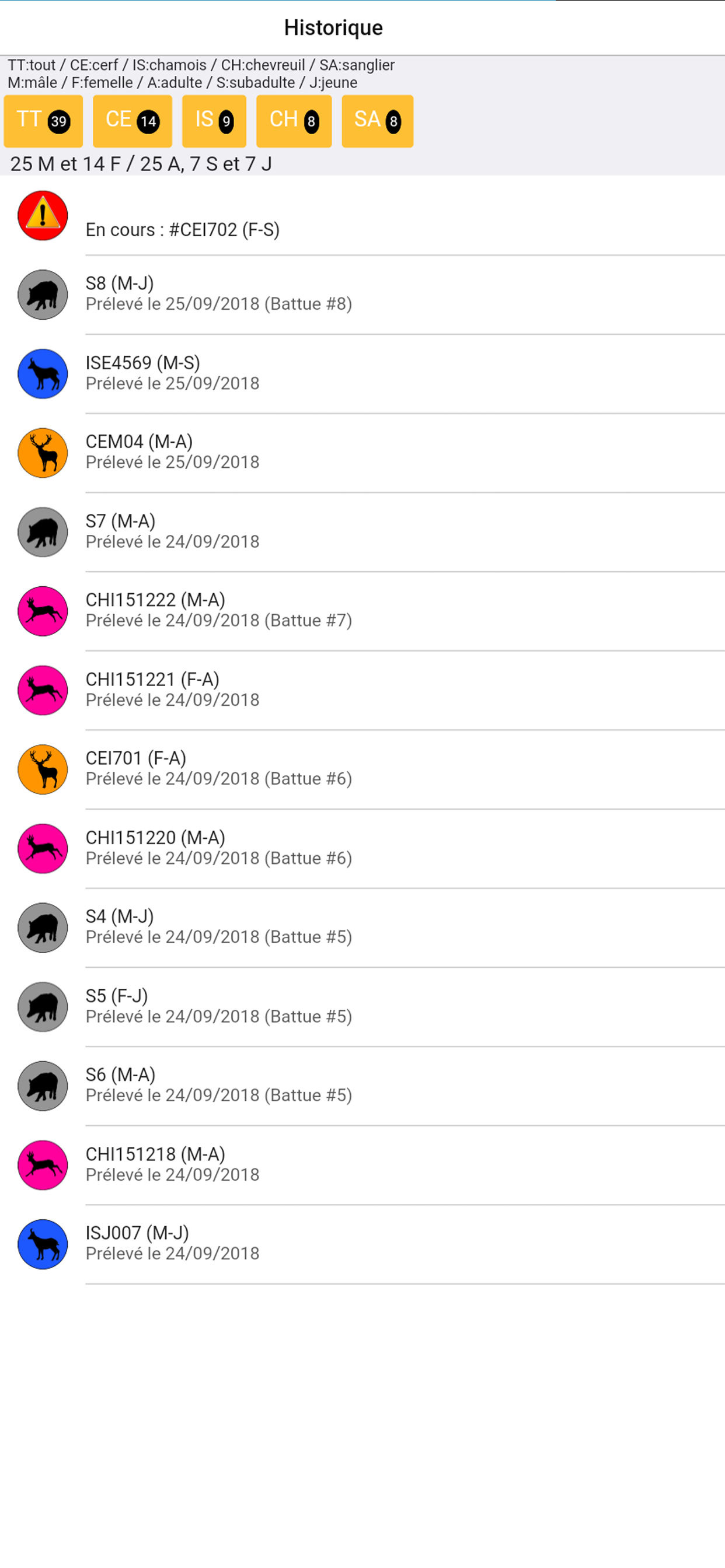 Geochasse Geoxys screenshot 3