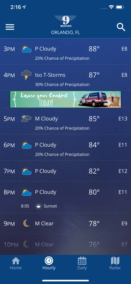 WFTV Channel 9 Weather