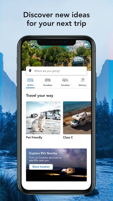 RVshare - RV Rentals Screenshot