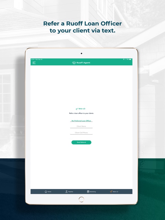 Ruoff Agent iPad screenshot 4 - Finance app