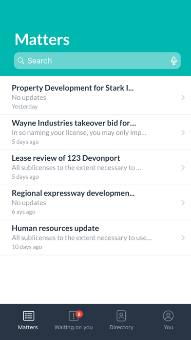 LawVu Screenshot