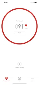 Cardiograph Heart Rate Monitor screenshot #4 for iPhone