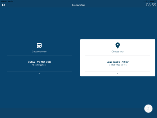 ProvaBus iPad screenshot