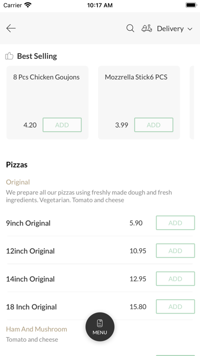 Fanellis Pizza Screenshot