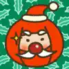 Ninja Santa Christmas Stickers