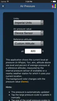 air pressure app iphone screenshot 3