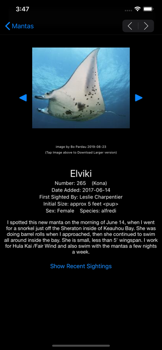 Manta Ray Tracker Screenshot 2 of 10
