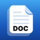 Word document app icon - Productivity app for iPhone