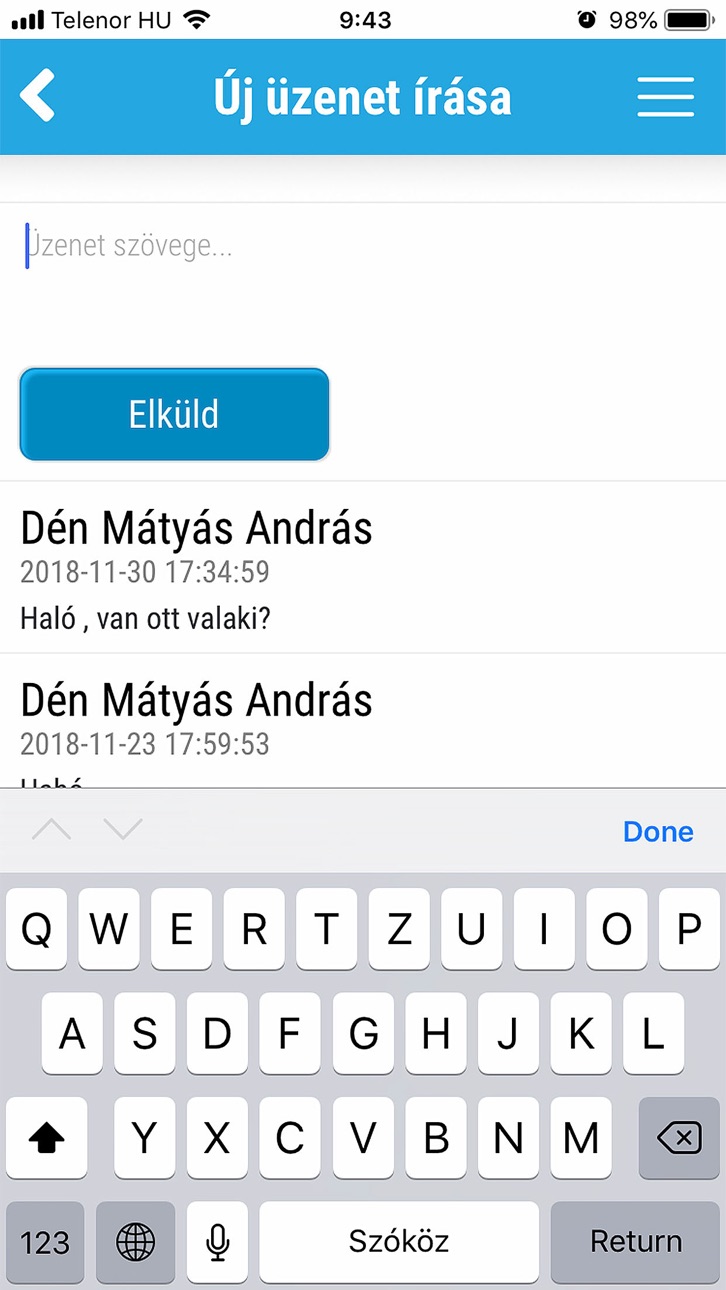 iPhone screenshot