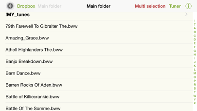 Screenshot #1 pour Bagpipe Player