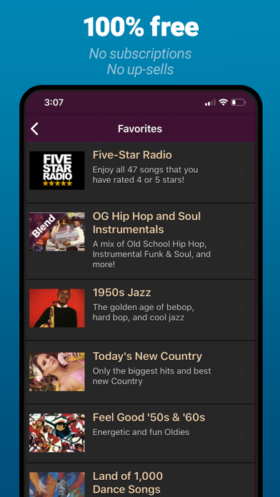AccuRadio: Curated Music Radio screenshot 8