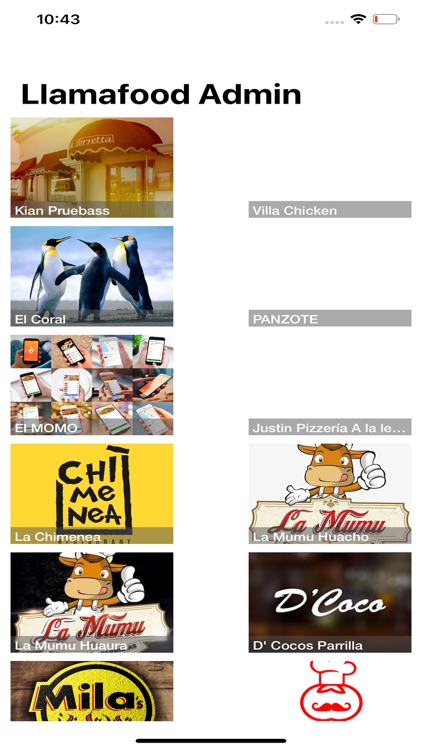 Llamafood Admin