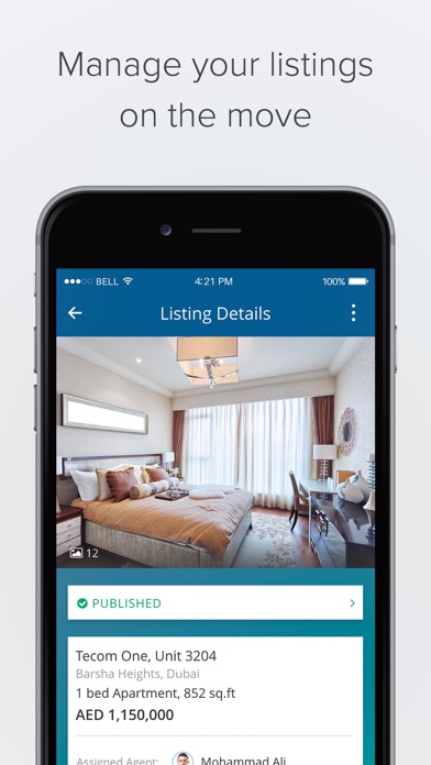 Screenshot #2 pour PropSpace Real Estate CRM