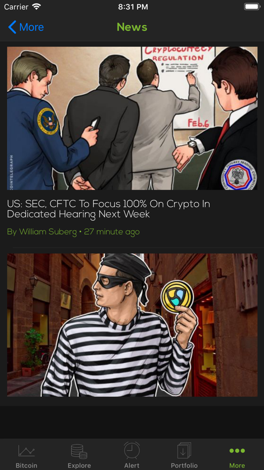 #4. Crypto Currency -Bitcoin Price (iOS) 由: Creative Infoway