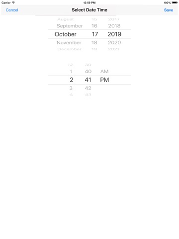 Lunar calendar diary iPad screenshot