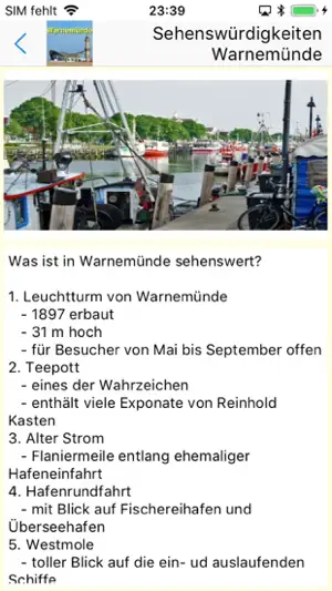 Warnemünde App für den Urlaub screenshot 3