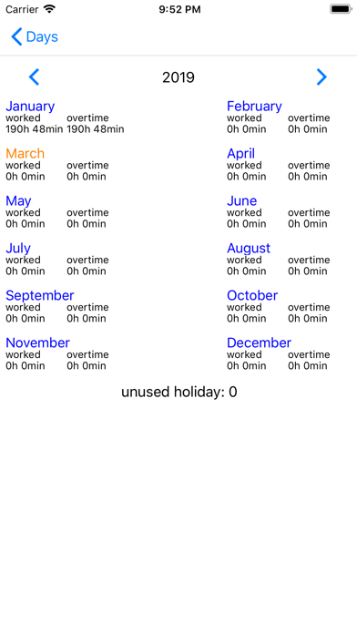 PunchClock XT Screenshot