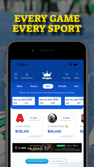 Sports Picks Sports Predictor Screenshot