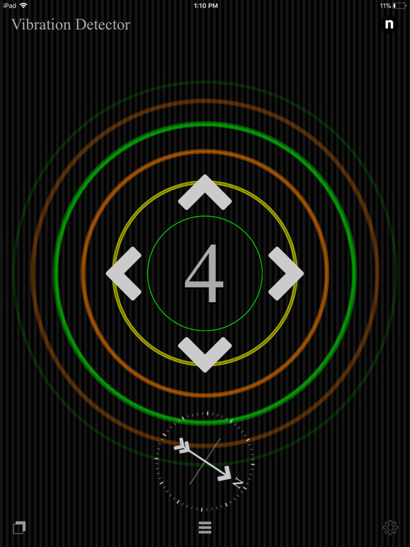 Screenshot #4 pour Détecteur de vibrations