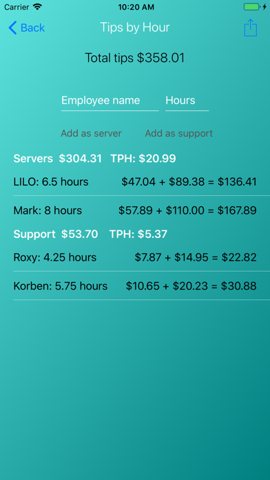 Screenshot #2 pour Simple Tip Pool