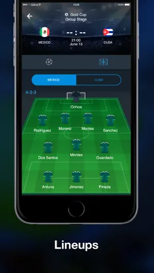 Scores for Gold Cup screenshot 4