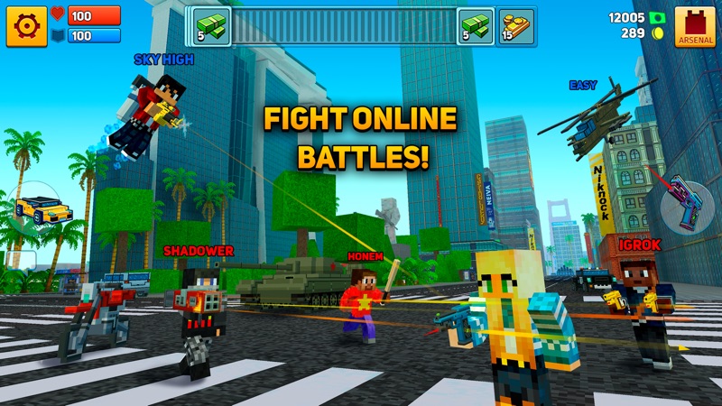 Block City Wars: Mafia Town screenshot 1