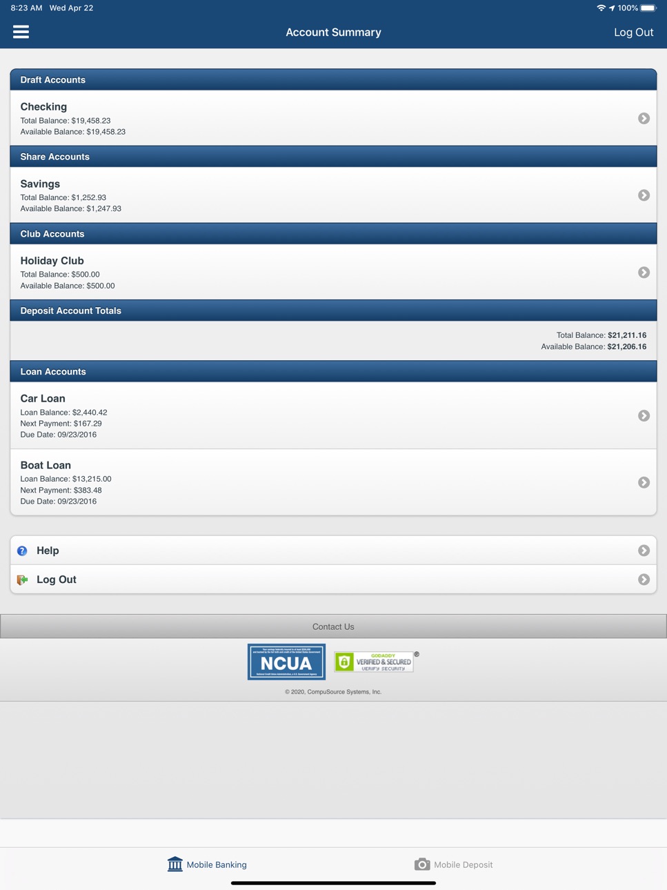 iPad screenshot